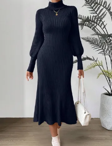 Rochie medie SHEIN, bleumarin Albastru