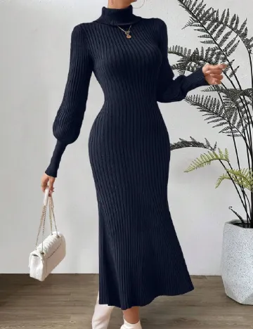 Rochie medie SHEIN, bleumarin Albastru