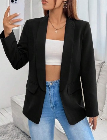 Blazer SHEIN, negru