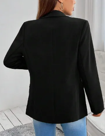 Blazer SHEIN, negru Negru