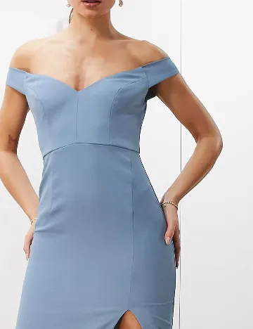 Rochie lunga ASOS, albastru Albastru