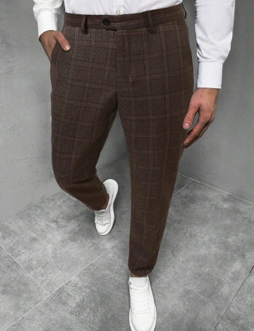 Pantaloni SHEIN, maro Maro