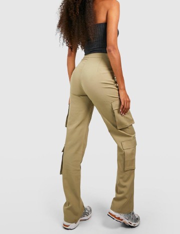 Pantaloni Boohoo, verde