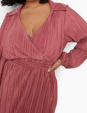 Rochie medie Boohoo Plus Size, roz