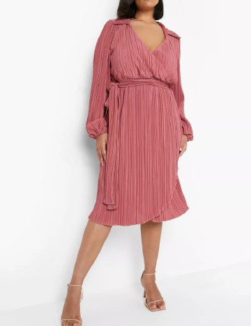 Rochie medie Boohoo Plus Size, roz