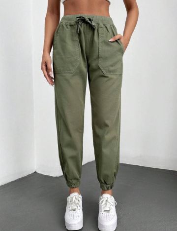 Pantaloni SHEIN, verde