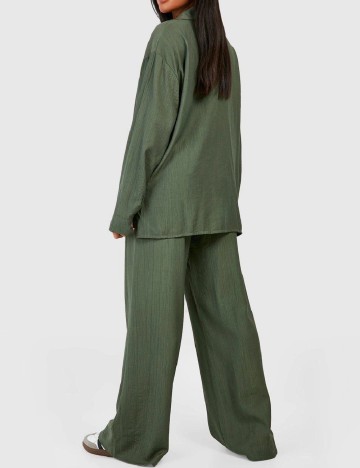 Pantaloni Boohoo, verde