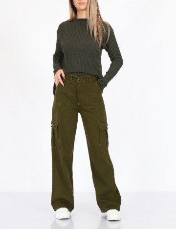 Pantaloni SHEIN, verde