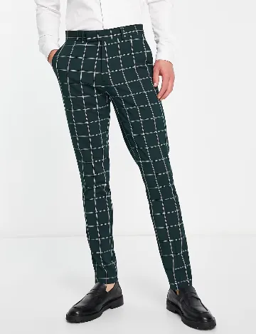 Pantaloni ASOS, verde Verde