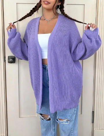 Cardigan SHEIN CURVE, mov Mov