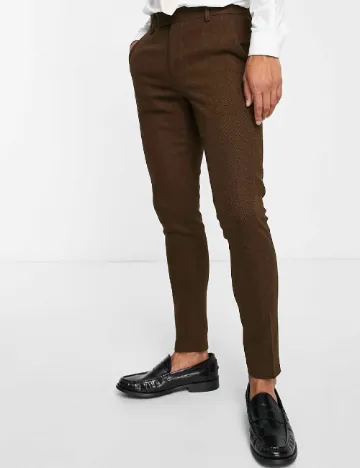 Pantaloni ASOS, maro Maro