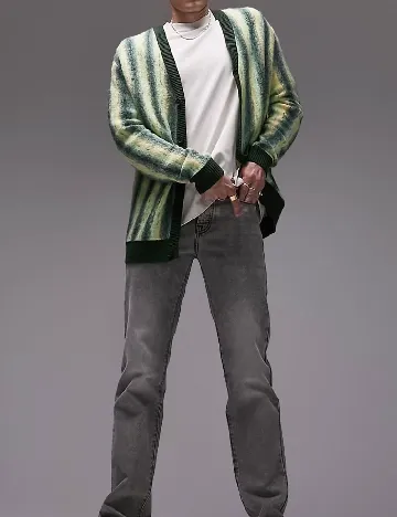 Cardigan Topman, verde Verde