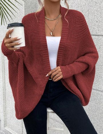 Cardigan SHEIN, caramiziu