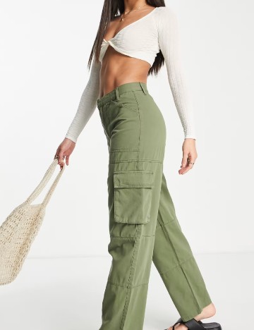 Pantaloni Top Shop, verde