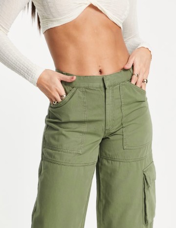 Pantaloni Top Shop, verde