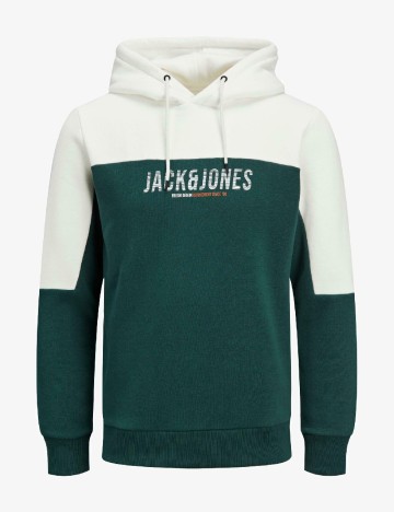 Hanorac Jack&Jones, verde/alb