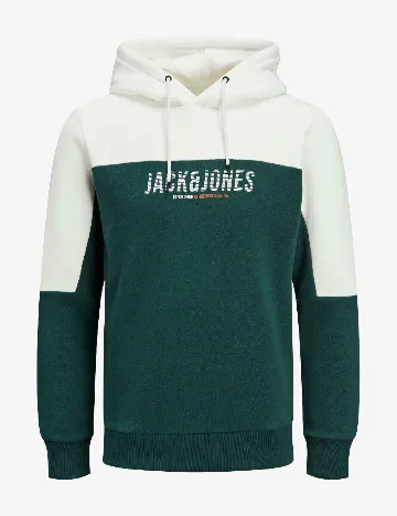 Hanorac Jack&Jones, verde/alb Verde