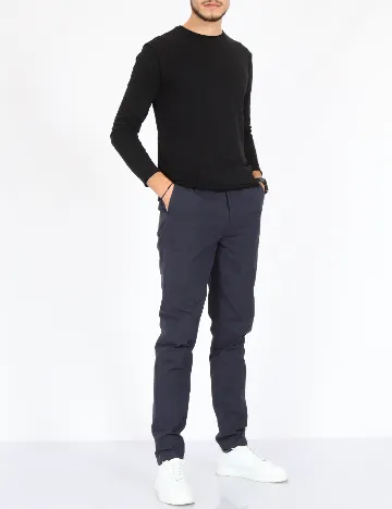 Pantaloni Topman, bleumarin Albastru