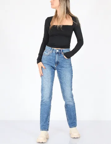 Top ASOS, negru Negru