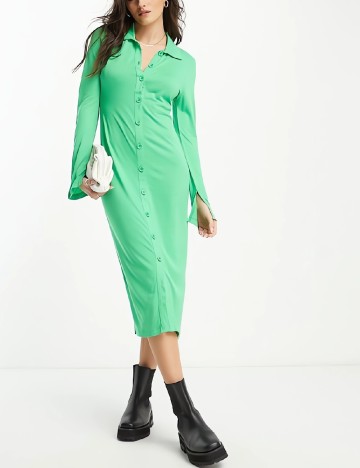 Rochie medie French Connection, verde