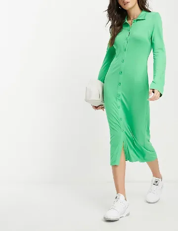 Rochie medie French Connection, verde Verde