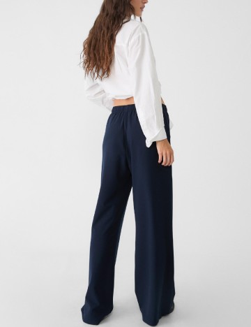 Pantaloni Stradivarius, bleumarin