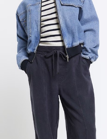 Pantaloni River Island, bleumarin inchis