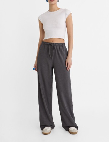 Pantaloni Stradivarius, gri