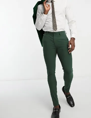 Pantaloni ASOS, verde Verde