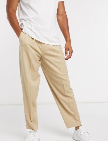 Pantaloni ASOS, crem