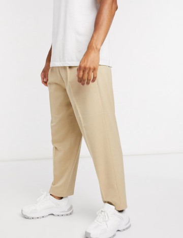 Pantaloni ASOS, crem