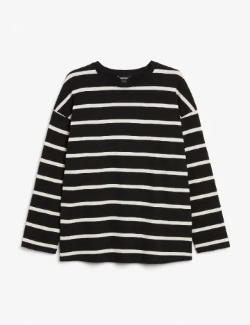 Bluza Oversize Monki, negru Negru