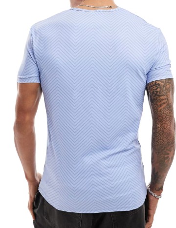 Tricou South Beach, bleu