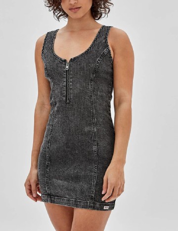 Rochie scurta Guess, gri