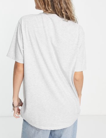 Tricou Oversize Pull&Bear, gri