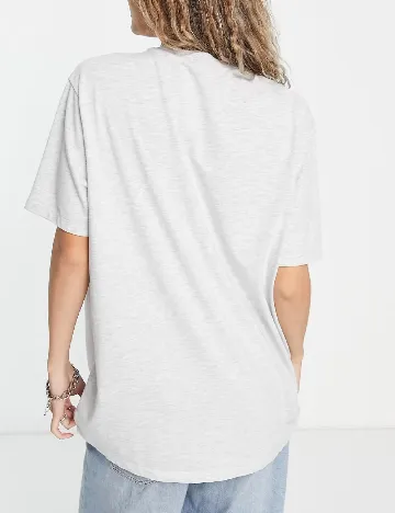 Tricou Oversize Pull&Bear, gri Gri