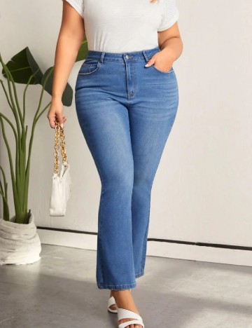 Blugi SHEIN CURVE, albastru