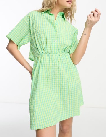 Rochie scurta ASOS, verde