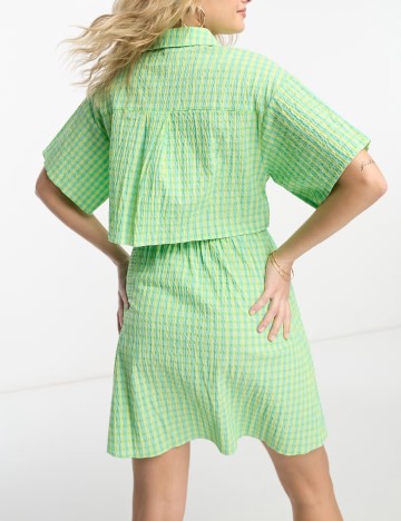 Rochie scurta ASOS, verde