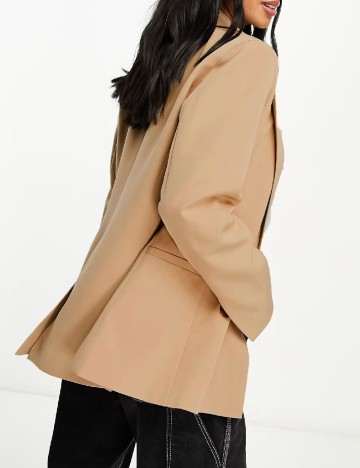 Sacou Oversize Miss Selfridge, crem