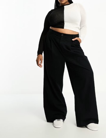 Pantaloni ASOS Curve, negru