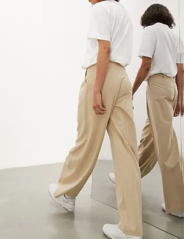 Pantaloni ASOS, bej Crem