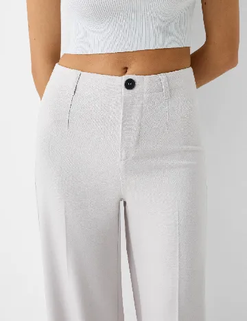 Pantaloni Bershka, gri Gri