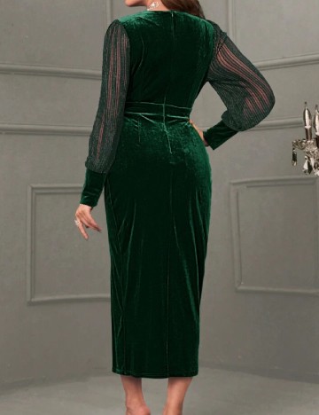 Rochie medie SHEIN, verde