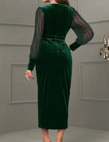 Rochie medie SHEIN, verde Verde