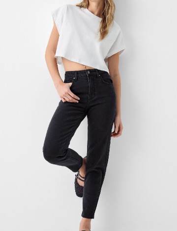 Blugi Bershka, negru