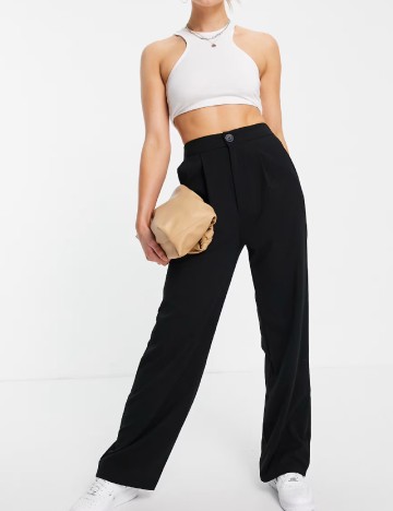 Pantaloni Stradivarius, negru