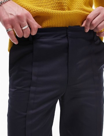 Pantaloni Topman, bleumarin