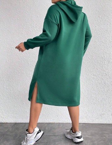 Rochie medie SHEIN CURVE, verde