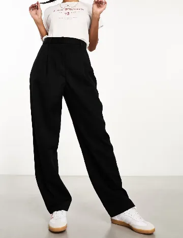 Pantaloni Monki, negru Negru